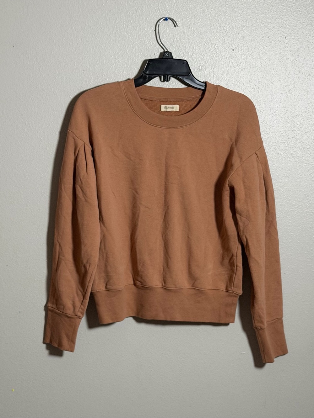 Madewell Women's Crewneck Sweatshirt in Warm Rust